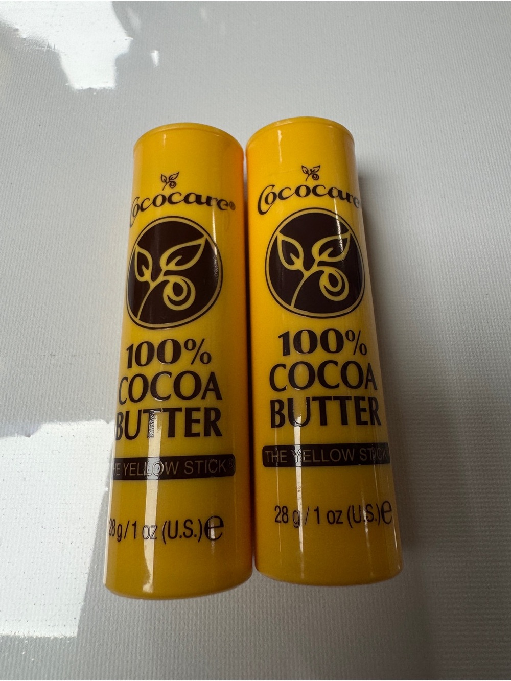 100% COCOA BUTTER THE YELLOW STICK 28g/1oz～2pk
